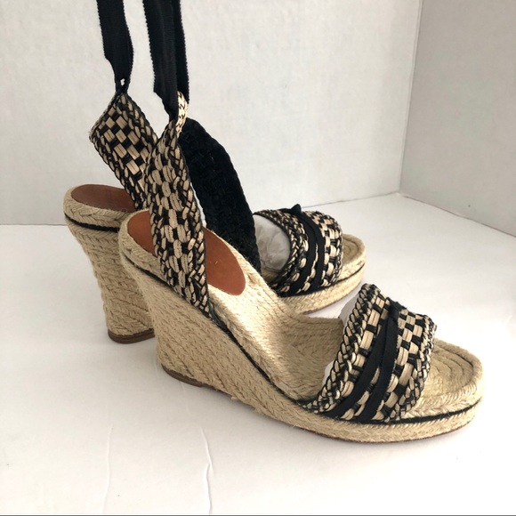 Kate Spade espadrille wedged  with tie - Picture 2 of 6